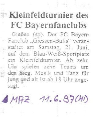 1997 06 11 Unser 1 Turnier