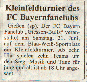 1997 06 20 Ankdigung Turnier